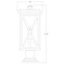 Z-Lite Brookside 1 Light Outdoor Pier Mounted Fixture, Black And Clear Seedy 583PHBR-533PM-BK - alternate 8